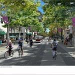 Rendering of the planned civic and commercial district of State Street. Image Source: City of Santa Barbara/YouTube