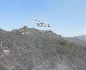 Vehicle Fire Sparks Brush Fire Near Lake Nacimiento; Forward Progress Stopped