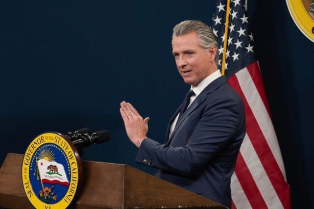 Governor Gavin Newsom proposed a no-deficit budget through 2028. Image Source: Governor Gavin Newsom/Facebook