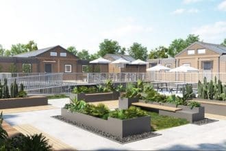 Rendering of the Lewis Road Permanent Supportive Housing Project. Image Source: County of Ventura Public Information Office/website