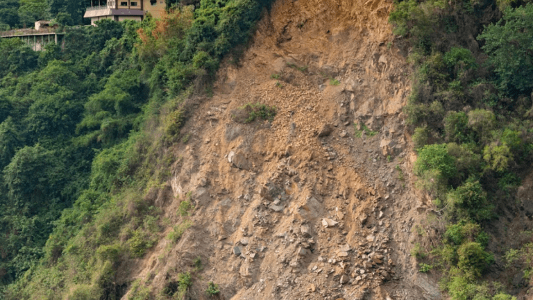 Higher risk of landslides