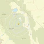 A 3.6-magnitude earthquake was recorded near Tom's Place on June 1, 2026. Image Source: USGS