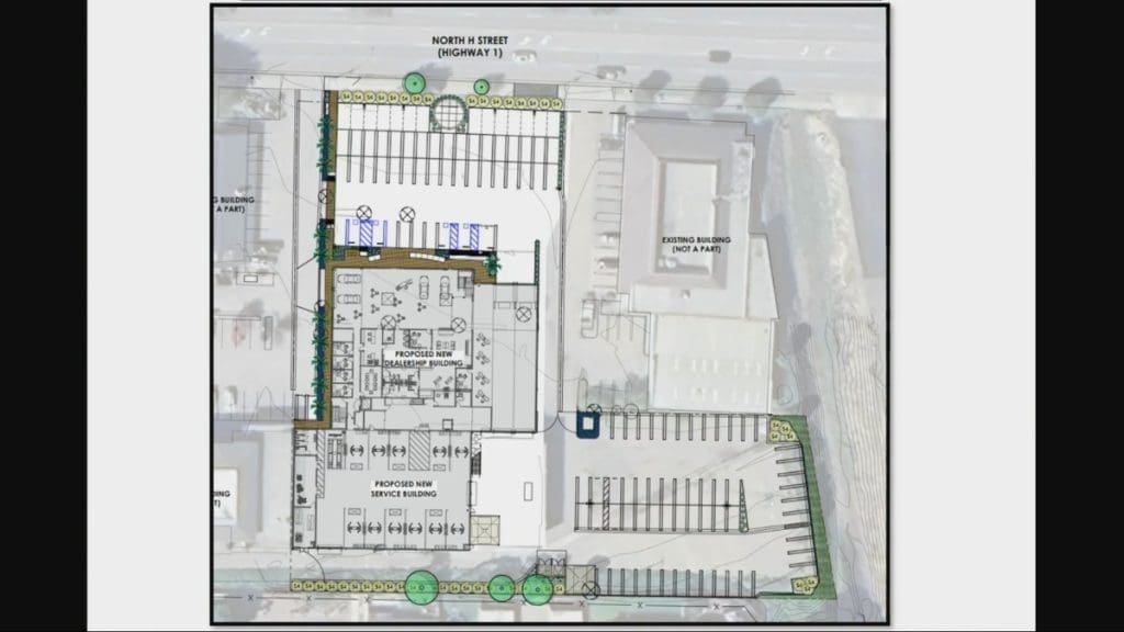 Sketch of the proposed Toyota dealership in Lompoc. Image Source: City of Lompoc/YouTube