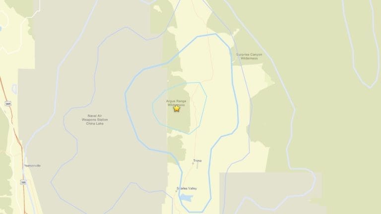 A 3.6-magnitude earthquake struck near Searles Valley on June 21, 2026. Image Source: USGS